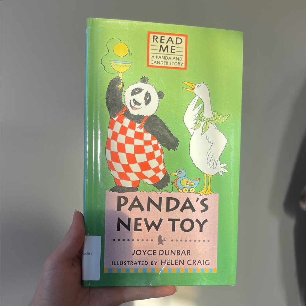Vintage 1999 Panda's New Toy hardcover Book by Joyce Dunbar